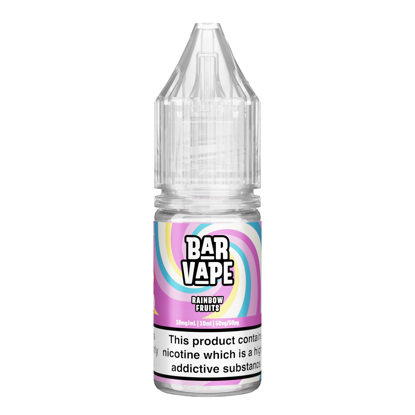 BAR VAPE - RAINBOW FRUITS - 10ML NIC SALTS
