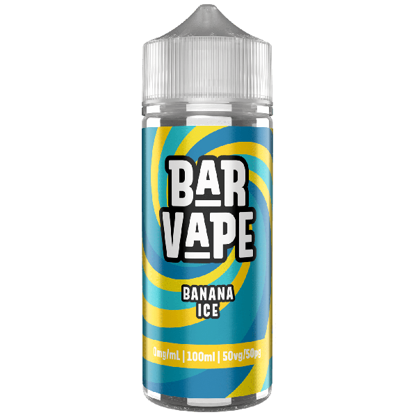 Bar Vape | 100ml Shortfill E-Liquids | 0mg | 50/50 VG/PG | Banana Ice