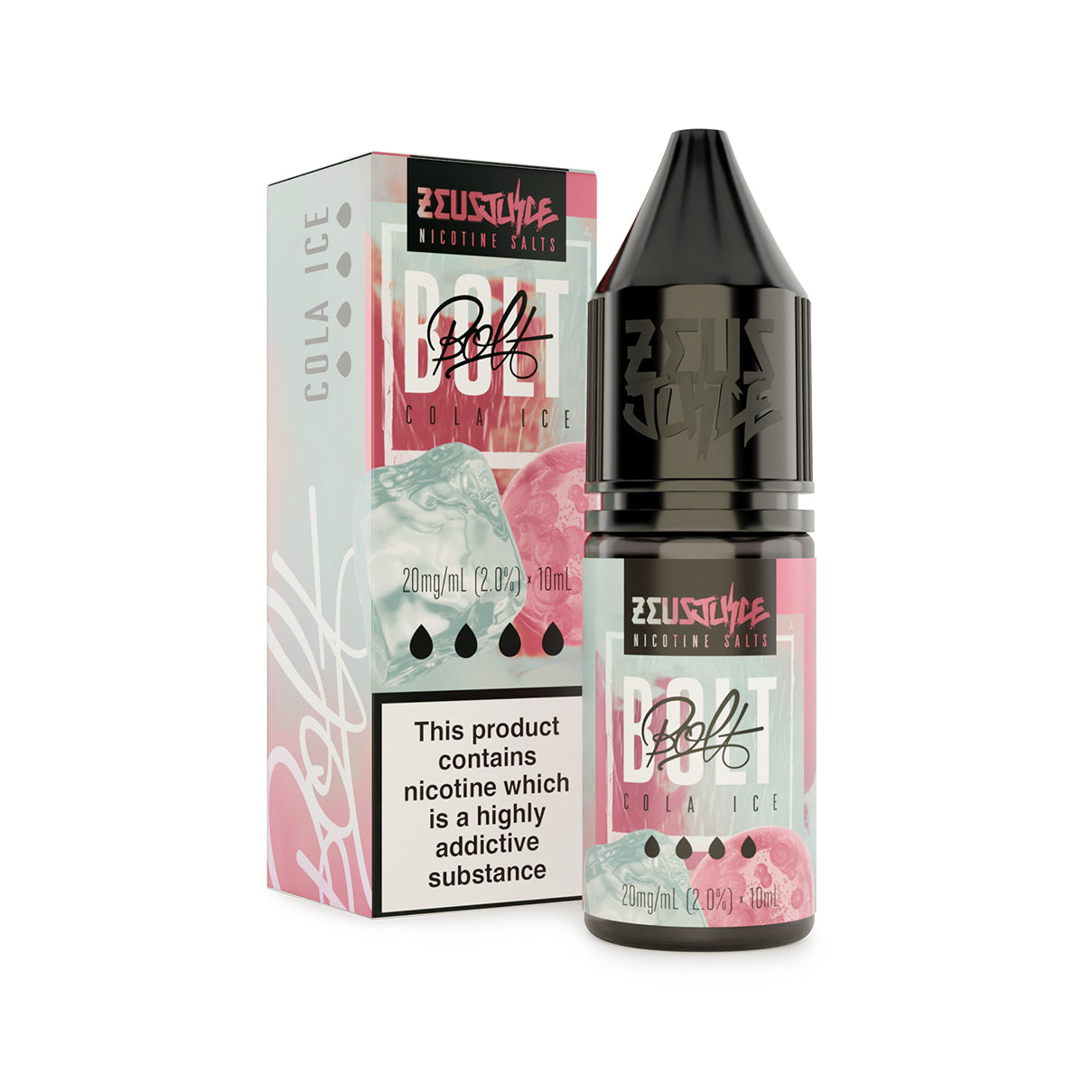 Zeus Juice | BOLT | 10ml Nic Salt | Cola Ice