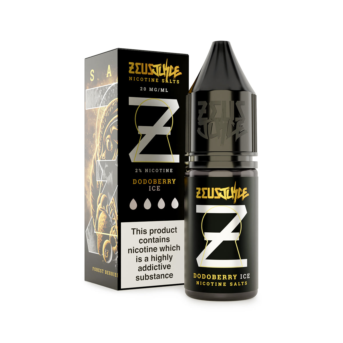 Zeus Juice | 10ml Nic Salt | Dodoberry Ice
