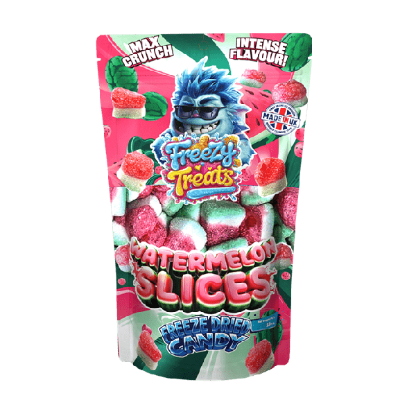 Freezy Treats | Freeze Dried Candy Sweets | 1 x Single Bag | WATERMELON SLICES