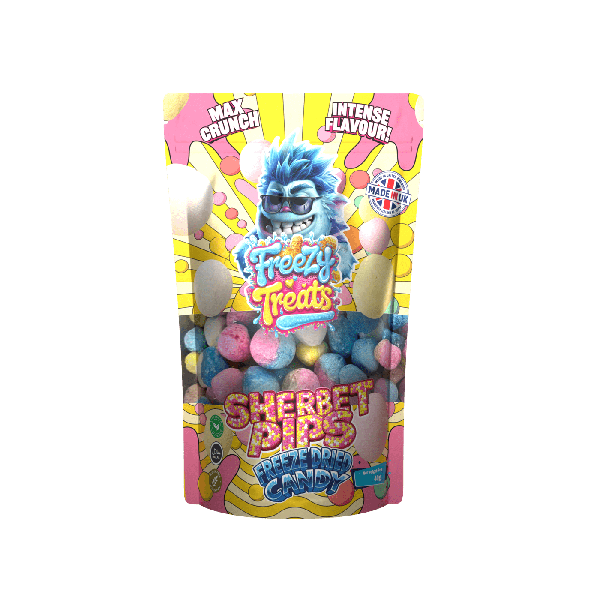 Freezy Treats | Freeze Dried Candy Sweets | 1 x Single Bag | SHERBET PIPS