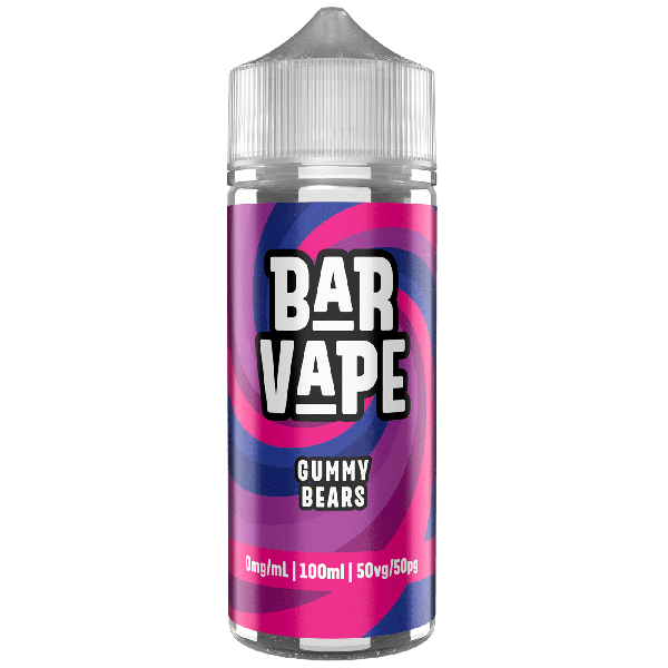Bar Vape | 100ml Shortfill E-Liquids | 0mg | 50/50 VG/PG | Gummy Bear