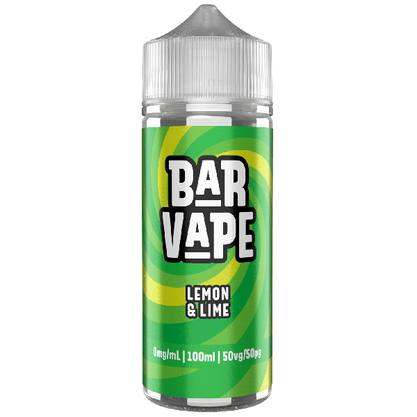 Bar Vape | 100ml Shortfill E-Liquids | 0mg | 50/50 VG/PG | Lemon Lime