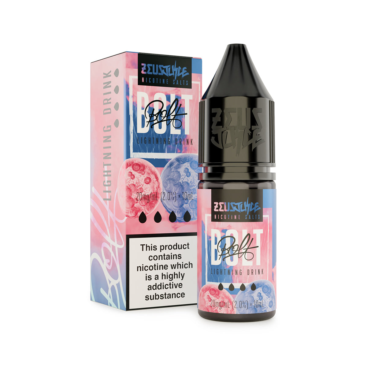 Zeus Juice | BOLT | 10ml Nic Salt | Lightning Drink