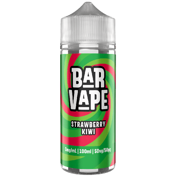 Bar Vape | 100ml Shortfill E-Liquids | 0mg | 50/50 VG/PG | Strawberry Kiwi