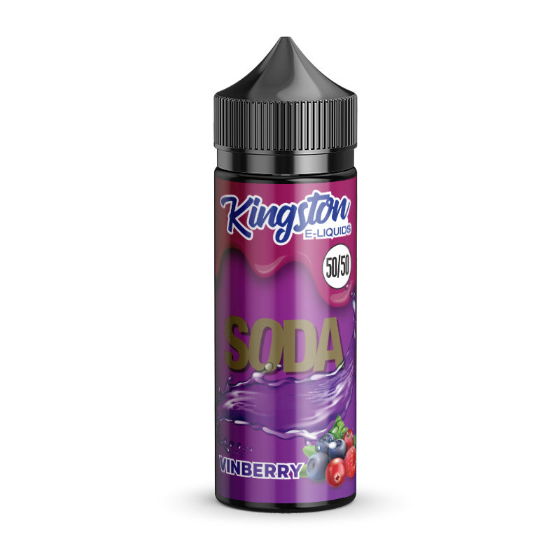 Kingston Soda | 50/50 | Vinberry | 100ml Shortfill | 0mg