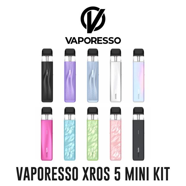 Vaporesso | XROS 5 Mini Pod Vape Kit | 1500mAh | Corex 3.0 Technology Ashby Vape Vaporesso | XROS 5 Mini Pod Vape Kit | 1500mAh | Corex 3.0 Technology Ashby Vape