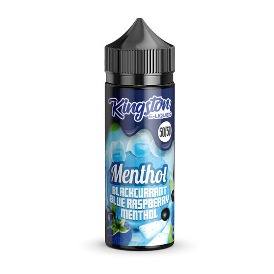 Kingston Menthol | 50/50 | Blackcurrant & Blue Raspberry Menthol | 100ml Shortfill | 0mg