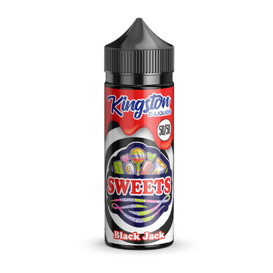 Kingston Sweets | 50/50 | Black Jack | 100ml Shortfill | 0mg