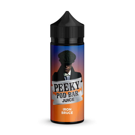 Kingston Peeky Pod Bar | Iron Bruce | 100ml Shortfill | 0mg