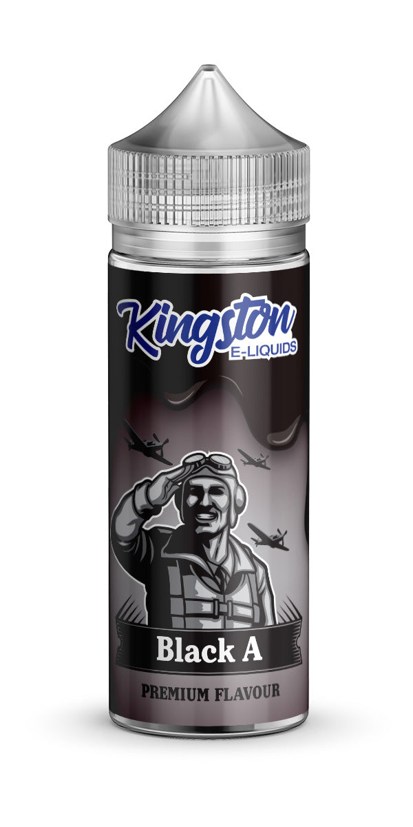 Kingston Mint | Black A | 100ml Shortfill | 0mg