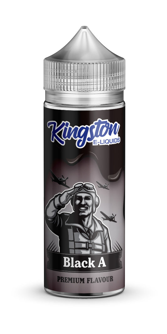 Kingston Mint | Black A | 100ml Shortfill | 0mg