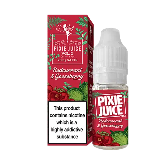 Pixie Juice V2 - 10ml - 10/20mg NS - Redcurrant & Gooseberry