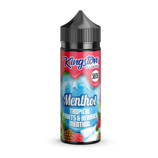 Kingston Menthol | 50/50 | Tropical Fruits & Berries Menthol | 100ml Shortfill | 0mg