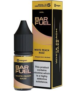 Hangsen | Bar Fuel | 10ml Nic Salt | White Peach Razz
