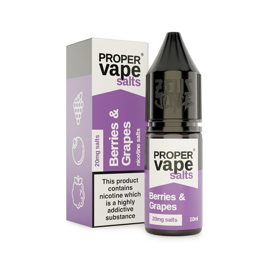 Zeus Juice | PROPER VAPE | 10ml Nic Salt | Berries & Grape