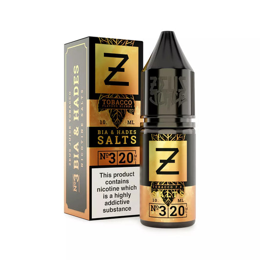 Zeus Juice | 10ml Nic Salt | Bia & Hades