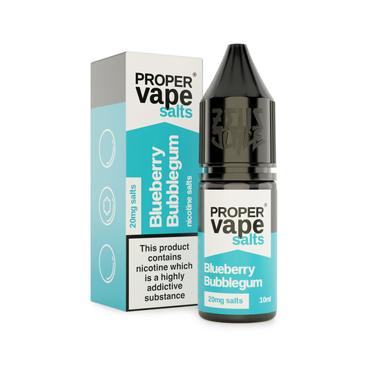 Zeus Juice | PROPER VAPE | 10ml Nic Salt | Blueberry Bubblegum
