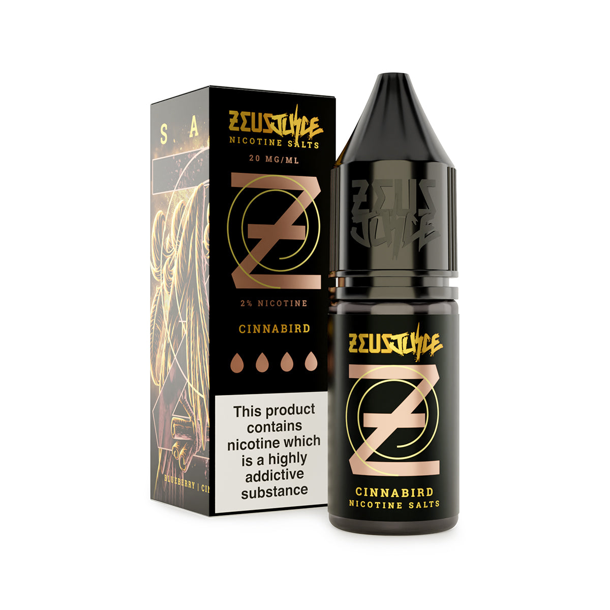 Zeus Juice | 10ml Nic Salt | Cinnabird