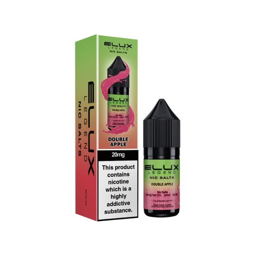 ELUX | Elux Legend 10ml Nicotine Salt E-Liquids | Double Apple | 10mg / 20mg Nic Salts