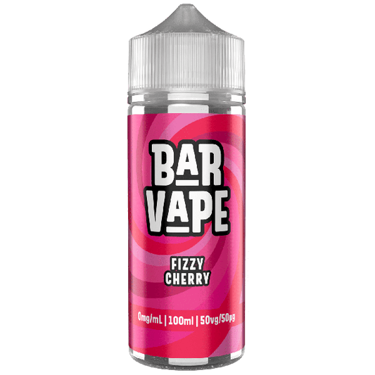 Bar Vape | 100ml Shortfill E-Liquids | 0mg | 50/50 VG/PG | Fizzy Cherry