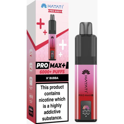 Hayati | Pro Max+ 6000 Pre-Filled Pod Vape Kit | 850mAh | 20mg