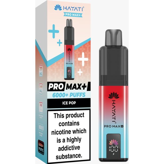 Hayati | Pro Max+ 6000 Pre-Filled Pod Vape Kit | 850mAh | 20mg