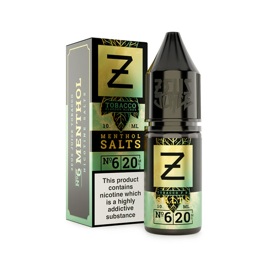 Zeus Juice | 10ml Nic Salt | Menthol