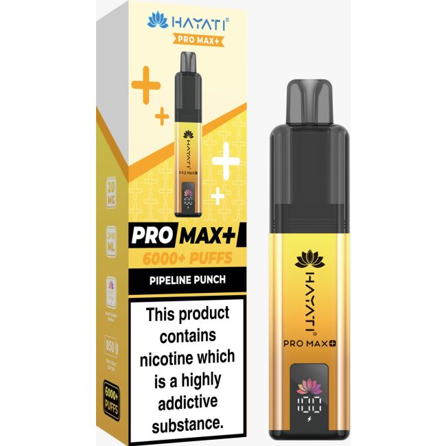 Hayati | Pro Max+ 6000 Pre-Filled Pod Vape Kit | 850mAh | 20mg