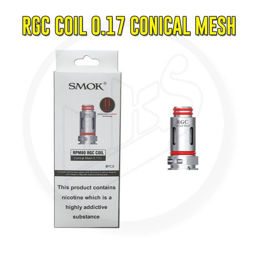SMOK | RGC Conical nexMesh Coils for RPM80 | Pack of 5 | 0.17 Ohm Mesh