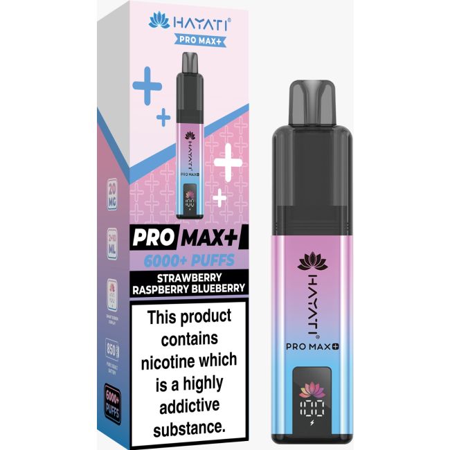 Hayati | Pro Max+ 6000 Pre-Filled Pod Vape Kit | 850mAh | 20mg