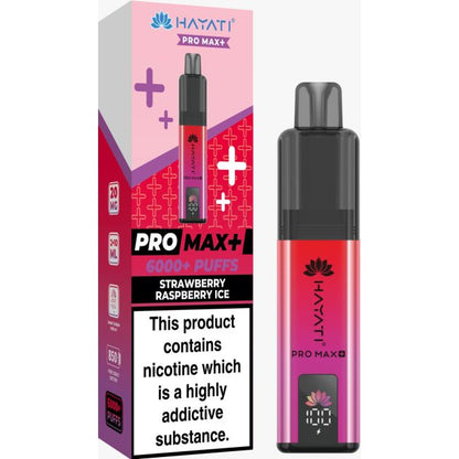 Hayati | Pro Max+ 6000 Pre-Filled Pod Vape Kit | 850mAh | 20mg