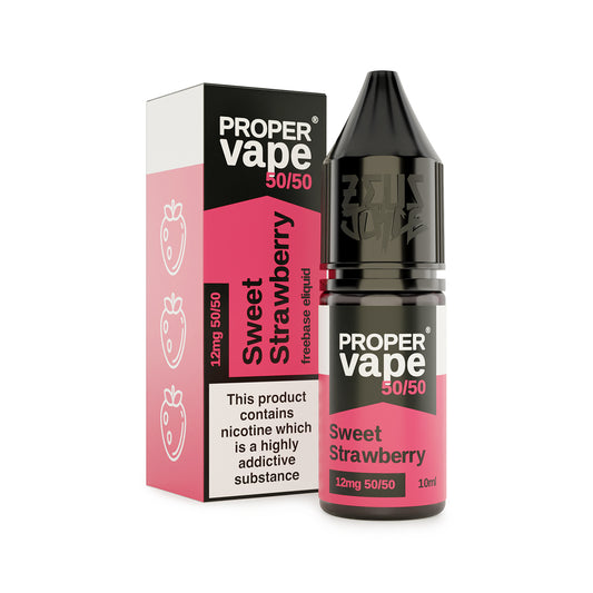 Zeus Juice | PROPER VAPE | 10ml 50/50 Freebase | Sweet Strawberry
