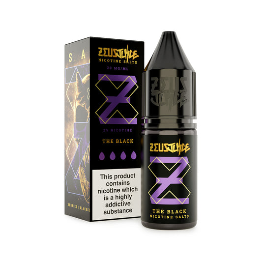 Zeus Juice | 10ml Nic Salt | The Black