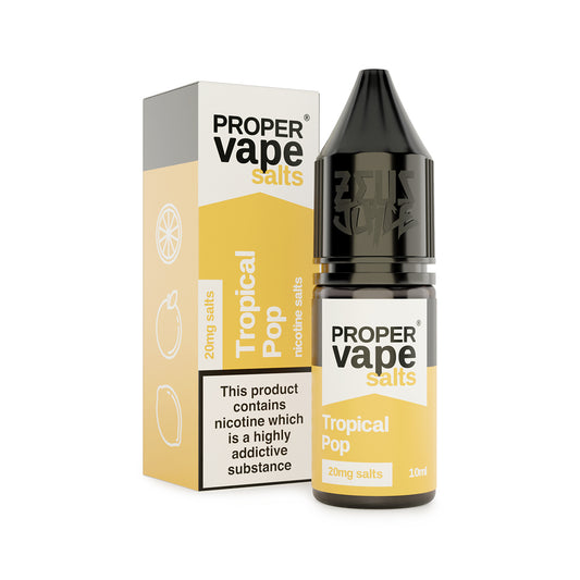 Zeus Juice | PROPER VAPE | 10ml Nic Salt | Tropical Pop