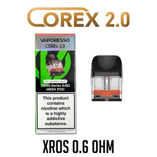 Vaporesso | XROS Series COREX 2.0 Replacement Pods | Pack of 4